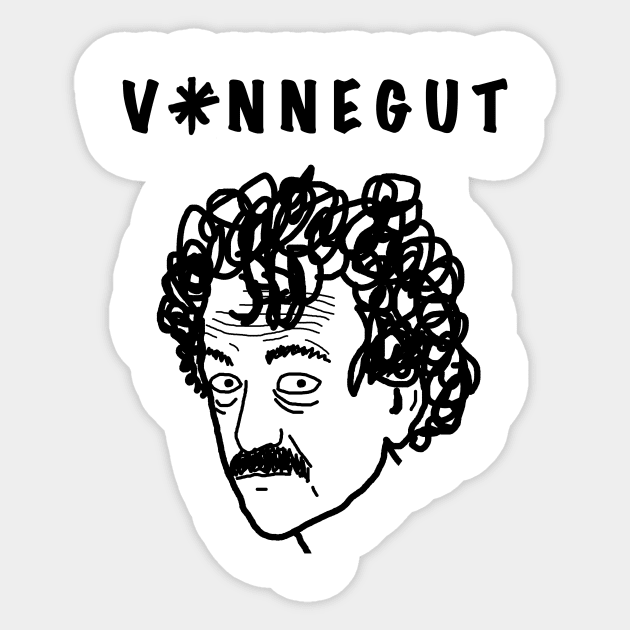 Vonnegut Sticker by bernatc